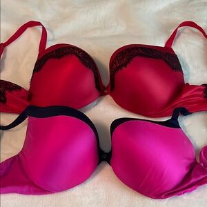 Pair of Victoria’s Secret push up bras size 36C